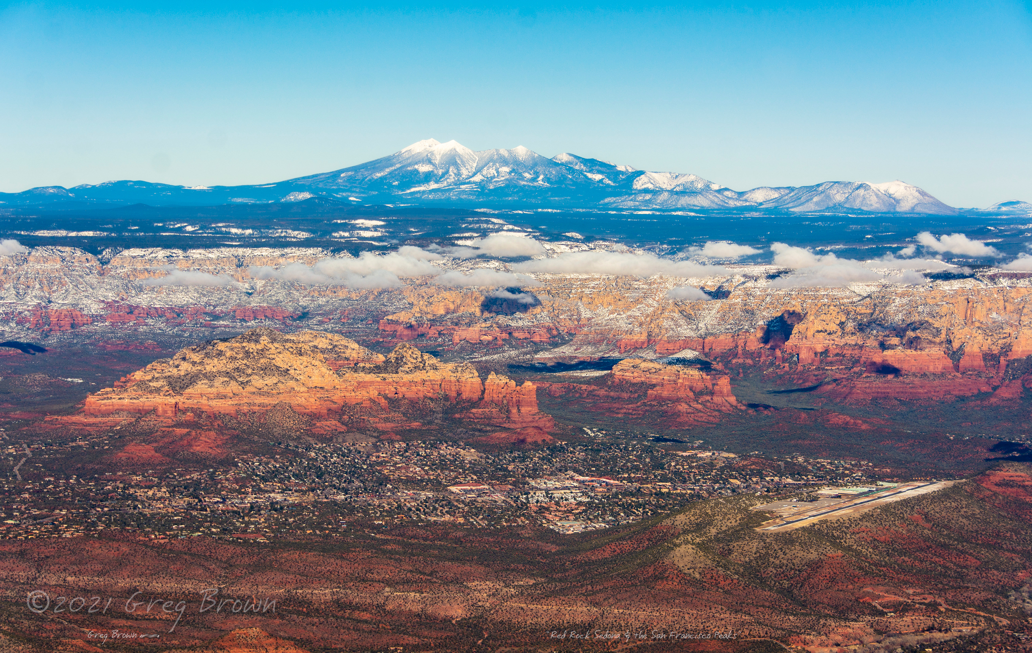 Red Rock Sedona & the San Francisco Peaks” – Greg Brown's Flying